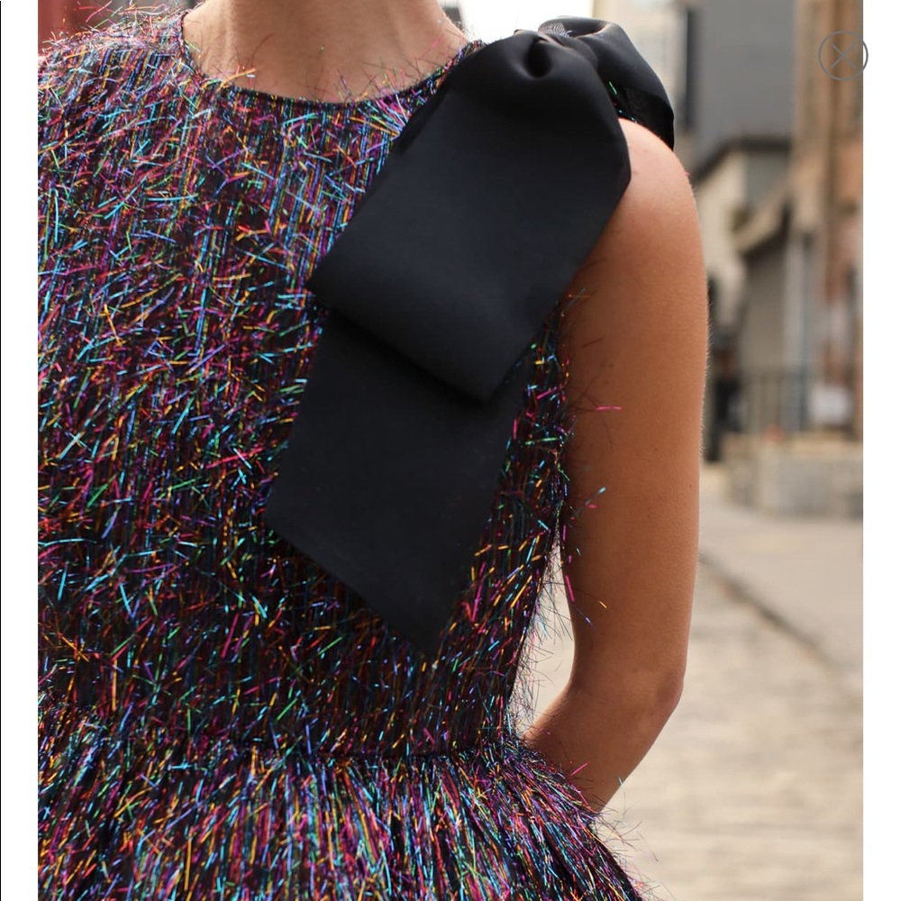 Halogen x Atlantic Pacific Tinsel Bow Top